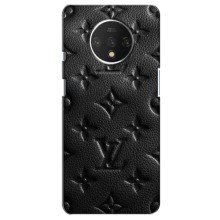 Текстурный Чехол Louis Vuitton для ВанПлас 7Т (Черный ЛВ)