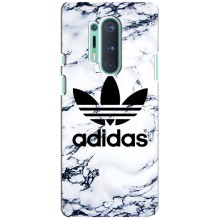 Чохли Адидас для OnePlus 8 Pro (AlphaPrint) (Адідас на мраморі)
