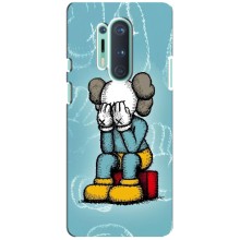 Чехлы для OnePlus 8 Pro - Bearbrick Louis Vuitton (PREMIUMPrint) (Плач Bearbrick)