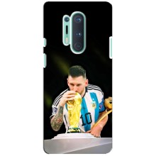 Чехлы для OnePlus 8 Pro (Leo чемпион) (AlphaPrint) (Кубок Месси)