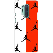 Чехлы для OnePlus 8 Pro - с картинкой JORDAN (AlphaPrint) (Лого Джордан)