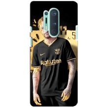 Силиконовый Чехол OnePlus 8 Pro – Gold Neymar