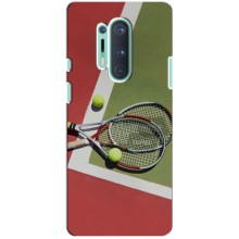 Чехлы с принтом Спортивная тематика для OnePlus 8 Pro (Ракетки теннис)