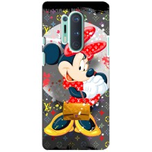 Чехол Disney Mouse OnePlus 8 Pro (PREMIUMPrint) (Minni с бантиком)