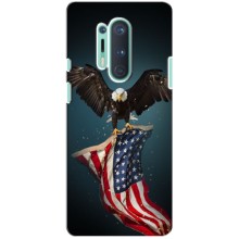 Чехол Флаг USA для OnePlus 8 Pro – Орел и флаг