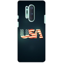 Чехол Флаг USA для OnePlus 8 Pro – USA