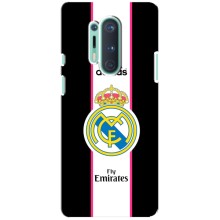 Чехол для OnePlus 8 Pro с принтом (Лого Real Madrid)