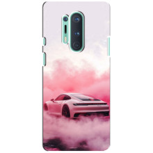 Чохол з авто Порше для OnePlus 8 Pro – Рожевий Порше