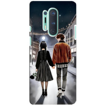 Чохол з дизайном Венздей 2 на OnePlus 8 Pro – Венздей і Тайлер