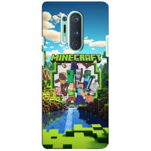 Чохол з картинками Майнкрафт для OnePlus 8 Pro – Майнкрафт фон