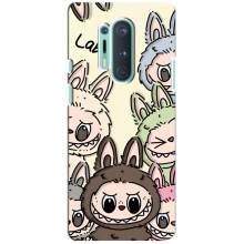 Чохол з Лабубу на OnePlus 8 Pro (Колаж Лабубу)