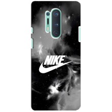 Чехол с логотипом Найк на OnePlus 8 Pro – Найк дымчатый