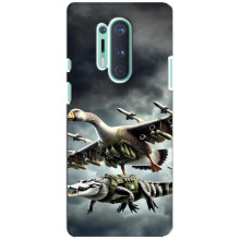 Чехол с мемами тралалело тралала для OnePlus 8 Pro – Гусини и крокодило