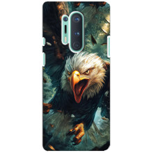 Чехол с картинкой «Хищники» для OnePlus 8 Pro (Орёл)