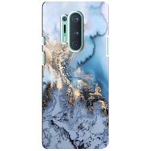 Мраморный чехол на OnePlus 8 Pro (VPrint) (Нежный мрамор)