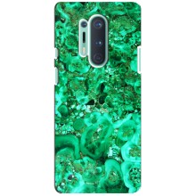 Мраморный чехол на OnePlus 8 Pro (VPrint) (Салатный Мрамор)