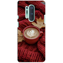 Чохол з унікальним дизайном 'Осінь з кавою' для OnePlus 8 Pro – Кава на ковдрі