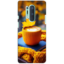 Чохол з унікальним дизайном 'Осінь з кавою' для OnePlus 8 Pro – Кава з жовтим
