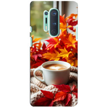 Чехол с уникальным дизайном «Осень с кофе» для OnePlus 8 Pro
