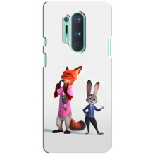Силіконовий чохол з принтом Зоотрополіс для OnePlus 8 Pro – Джуді і Нік