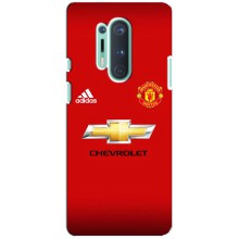 Силиконовые Чехлы принт Футбол на OnePlus 8 Pro (Man United)