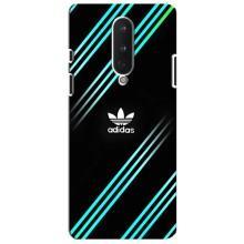Чехлы Адидас для OnePlus 8 (AlphaPrint) (Адидас с полосами)