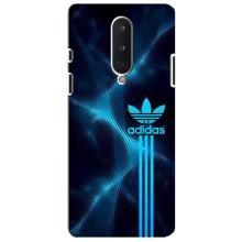 Чехлы Адидас для OnePlus 8 (AlphaPrint) (Синий Адидас)