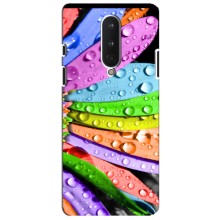 Чехлы (ART) Цветы на OnePlus 8 (VPrint) (Семицветик)