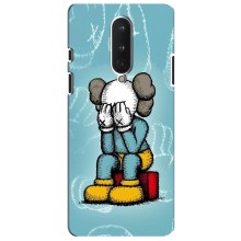 Чехлы для OnePlus 8 - Bearbrick Louis Vuitton (PREMIUMPrint) (Плач Bearbrick)