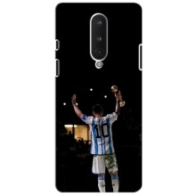 Чехлы Лео Месси Аргентина для OnePlus 8 (Лео Чемпион)