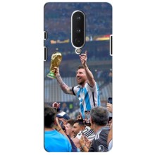 Чехлы Лео Месси Аргентина для OnePlus 8 (Месси король)