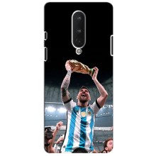 Чехлы Лео Месси Аргентина для OnePlus 8 (Счастливый Месси)