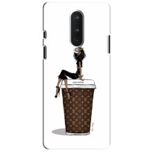 Чохли Луі Вітон для OnePlus 8 (AlphaPrint - LOUIS VUITTON) – кава LOUIS VUITTON