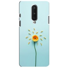 Чехлы с Цветами для OnePlus 8 (VPrint) (Желтый цветок)