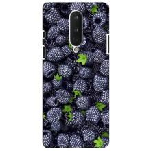 Чехлы с Фруктами для OnePlus 8 (VPrint) (Ежевика)
