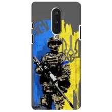 Чехлы с картинкой ЗСУ для OnePlus 8 (AlphaPrint) – АРТ солдат