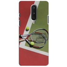 Чехлы с принтом Спортивная тематика для OnePlus 8 (Ракетки теннис)