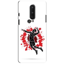 Чехлы с принтом Спортивная тематика для OnePlus 8 (Волейболист)
