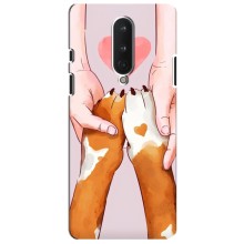 Чохли з собаками для OnePlus 8 (VPrint) (Любовь до собак)