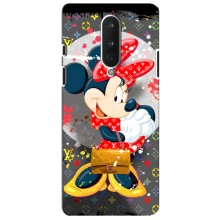 Чехол Disney Mouse OnePlus 8 (PREMIUMPrint) (Minni с бантиком)