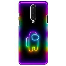 Чехол Амонг Ас для OnePlus 8 (AlphaPrint) (Яркий скин)