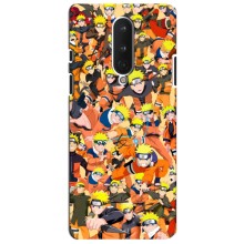 Чехлы с принтом Наруто на OnePlus 8 (Коллаж Наруто)