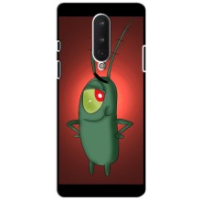 Чехол с картинкой "Одноглазый Планктон" на OnePlus 8 (Стильный Планктон)