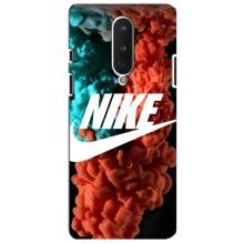 Чехол для OnePlus 8 - с принтом Найк (AlphaPrint) (Дымчатый найк)