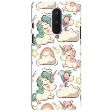 Чехол для ВанПлас 8 - (Единорожки - Новинки) (AlphaPrint) (Единорожки)