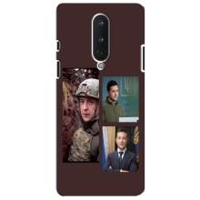 Чехол для OnePlus 8 (AlphaPrint - с принтом Зеленского) – Президент