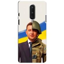 Чехол для OnePlus 8 (AlphaPrint - с принтом Зеленского) – Зеленский солдат