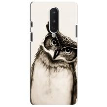 Чехол с птицами на OnePlus 8 (VPrint) (Сова)