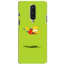 Чехол с Симпсонами для OnePlus 8 (VPrint) (Барт Симпсон)