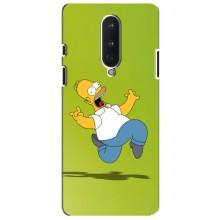 Чехол с Симпсонами для OnePlus 8 (VPrint) (Гомер Симпсон)